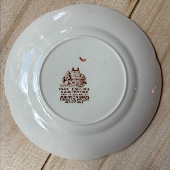 Set 2 Johnson Bros Old English Countryside Bread Butter Plates Thanksgiving - Picture 3 of 6